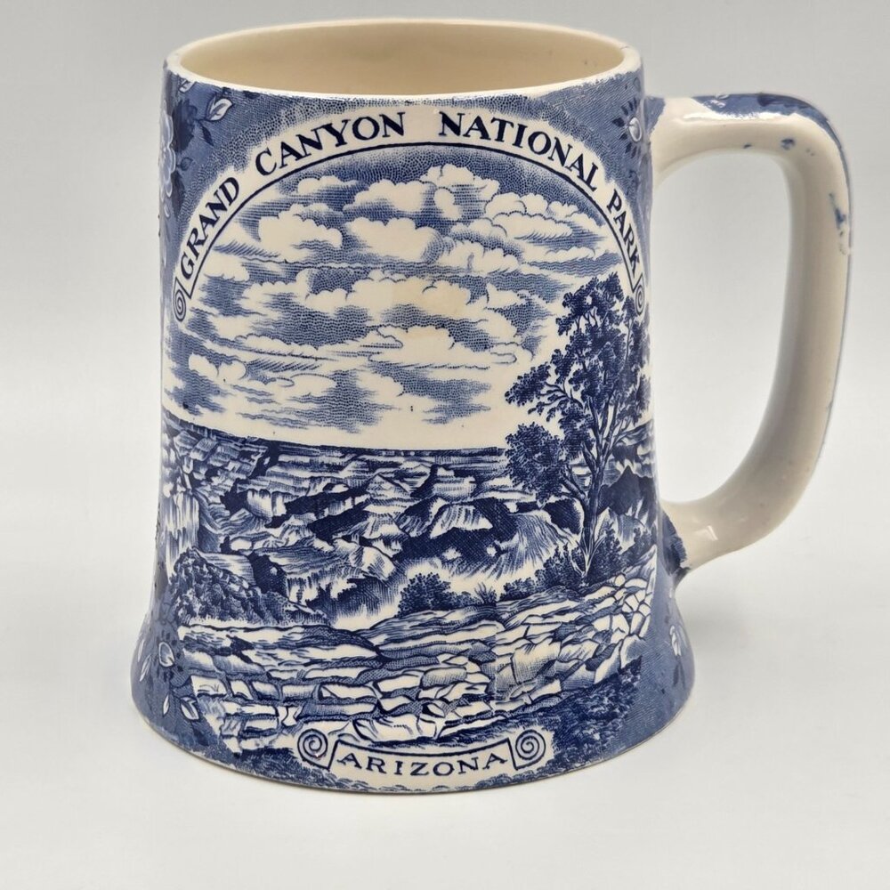 Enco National Fine Staffordshire Ware National Park Grand Canyon Arizona Tankard - Picture 3 of 10